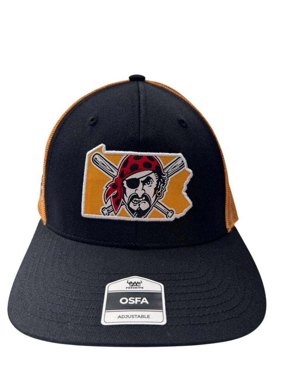 NWT Pirates Adjustable Trucker Hat Pittsburgh Pirates OSFA Genuine MLB Merchandi